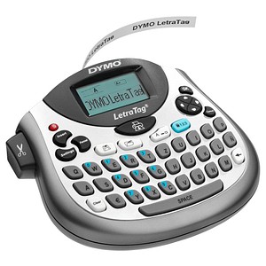 3026981745911 - DYMO® Beschriftungsgerät Letra Tag® 100T QWERTZ für Etikettenbreite 12 mm 180 dpi dt Tastaturlayout mit Papieretiketten