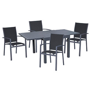 4041908121257 - Sitzgruppe Elena grau Kunststoff Metall 5-teilig 4041908121257 Garden Pleasure 4041908121257 - Sitzgruppe Elena grau Kunststoff Metall 5-teilig 4041908121257 Garden Pleasure