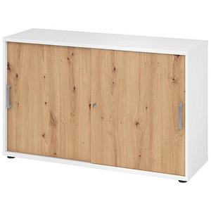 4032062304747 - Schiebetürenschrank 1752S V1752S W R CE asteiche weiß 1 Fachboden 1200 x 400 x 748 cm 4032062304747 - Schiebetürenschrank 1752S V1752S W R CE asteiche weiß 1 Fachboden 1200 x 400 x 748 cm