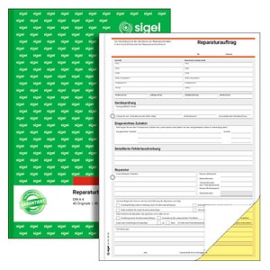 4004360777288 - SIGEL Erfassung der Reparatur Formularbuch