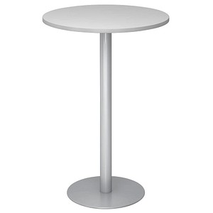 4032062166673 - Stehtisch VSTH08 5 S 1116cm (H) 80x80cm (BxT) rund grau silber 4032062166673 Hammerbacher 4032062166673 - Stehtisch VSTH08 5 S 1116cm (H) 80x80cm (BxT) rund grau silber 4032062166673 Hammerbacher