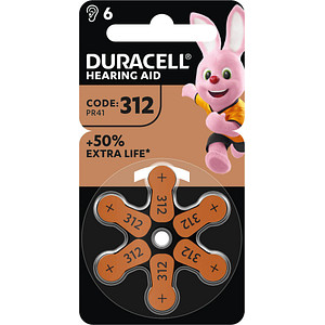 5000394167247 - 6 DURACELL Knopfzellen 312 AC 145 V 5000394167247 6 Stück