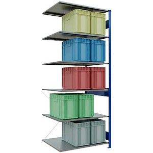 4004514279293 - Anbauregal MULTIplus 150 12586-B enzianblau 1000 x 800 x 2500 cm