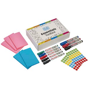 4057305074867 - Moderationszubehör Workshop 3x Whiteboard- Flipchartmarker  5x Permanentmarker  3x Set Haftnotizen  2x Bogen Wahlpunkte