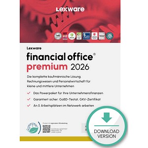 9783648188828 - LEXWARE Financial Office Premium Handwerk 2026 Software Vollversion (Download-Link)