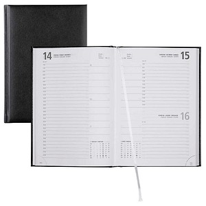 office discount Buchkalender Tagesplaner 2027 Schwarz, 1 St.