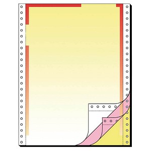 SIGEL Endlospapier A4 hoch 3-fach, 70 g/qm gelb 400 Blatt SIGEL Endlospapier A4 hoch 3-fach, 70 g/qm gelb 400 Blatt