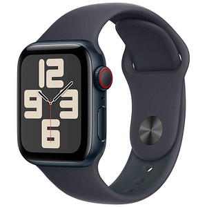 Apple Watch SE 40 mm Aluminium (GPS+Cellular) Sportarmband S/M  mitternacht