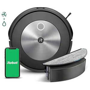 5060944997168 - iRobot Roomba Combo J5178 Saug-und Wischroboter Graphit Sprachgesteuert App gesteuert kompatibel mit Amazon Alexa kompatibel mit Google Home 5060944997168 - iRobot Roomba Combo J5178 Saug-und Wischroboter Graphit Sprachgesteuert App gesteuert kompatibel mit Amazon Alexa kompatibel mit Google Home