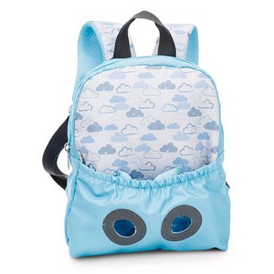 4012390498448 - NICI Kindergartenrucksack NICI Travel Friends Waschbär Kunstfaser grau blau