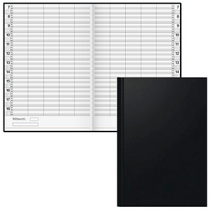 4003273716247 - Rido   Ide Buchkalender 702200290 Ultraplan schwarz 1 Tag   2 Seiten 19x275cm (A4) Jahresunabhängig 4003273716247 Rido   Ide