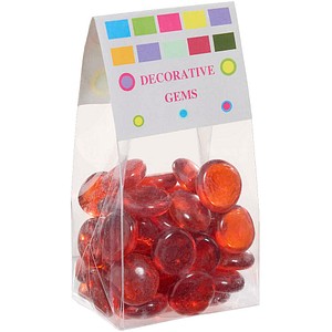 7610877361390 - Muggelsteine orange Glasnuggets Ø 200 mm 2000 g 1 Pack