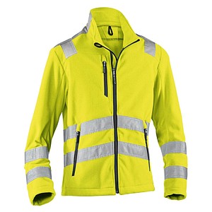 4053813368450 - Kübler Workwear - Kübler Reflectiq Fleecejacke psa 2 warngelb Gr 4XL - gelb