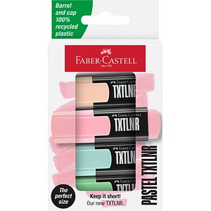 4005401542148 - FABER-CASTELL TXTLNR Pastell Textmarker farbsortiert 4 St 4005401542148 - FABER-CASTELL TXTLNR Pastell Textmarker farbsortiert 4 St