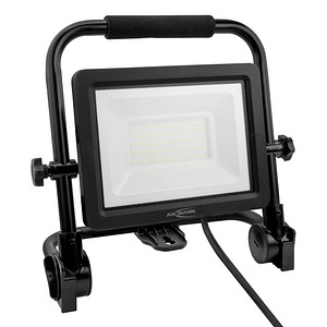 4013674201778 - ANSMANN FL50W-AC LED Arbeitsstrahler Kabelgebunden 5400 Lumen IP65 Stoßfest 360° Leuchtenkopf und Tragegriff schwarz