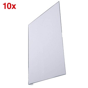 4005546742519 - 10 DURABLE Gangschilder A4 hoch Kunststoff transparent 2100 x 2970 mm 4005546742519 10 Stück 4005546742519 - 10 DURABLE Gangschilder A4 hoch Kunststoff transparent 2100 x 2970 mm 4005546742519 10 Stück