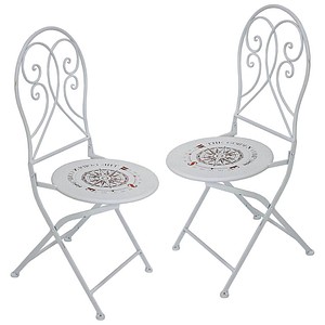 2 Harms Gartenstühle Garden Pleasure BAYO weiß günstig 2 Harms Gartenstühle Garden Pleasure BAYO weiß