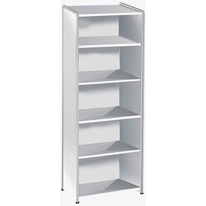 Kerkmann Einzelschrank Artline Transparent breit 5 OH BxTxH 80x38x185c