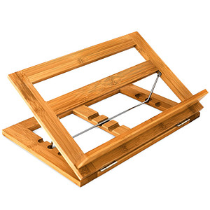 4052025146580 - Relaxdays - Kochbuchständer Bambus h x b x t ca 22 x 33 x 225 cm Rezepthalter neigungsverstellbar in 3 Stufen Buchständer für Küche und Büro als 4052025146580 - Relaxdays - Kochbuchständer Bambus h x b x t ca 22 x 33 x 225 cm Rezepthalter neigungsverstellbar in 3 Stufen Buchständer für Küche und Büro als