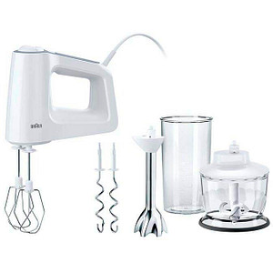 8021098773265 - BRAUN MultiMix 3 HM3137WH Handmixer weiß 500 W