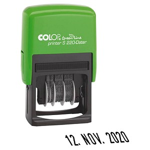 COLOP Datumstempel Green Line Printer S220 selbstfärbend schwarz