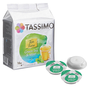 8711000501696 - Tea Time Green Tea & Mint Teediscs 16 Portionen 40 Gramm