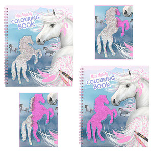 4010070666934 - Miss Melody Colouring Book With Reversible Sequins