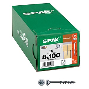 4003530244100 - Holzbauschrauben T40 Senkkopf WIROX 0191010801005 8 mm x 100 mm 4003530244100 50 Stück 4003530244100 - Holzbauschrauben T40 Senkkopf WIROX 0191010801005 8 mm x 100 mm 4003530244100 50 Stück
