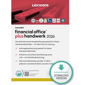 9783648189016 - LEXWARE Financial Office Plus Handwerk 2026 Software Vollversion (Download-Link)