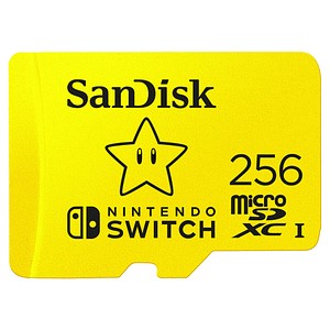 0619659173869 - SanDisk Nintendo Switch - Flash-Speicherkarte - 256 GB - Video Class V30   UHS-I U3 - microSDXC UHS-I - für Nintendo Switch