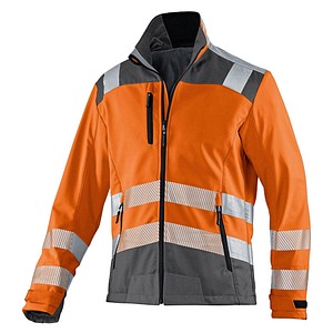 4053813374253 - Kübler Workwear - Kübler Reflectiq Softshell Jacke psa 2 warnorange anthrazit Gr xxl - orange