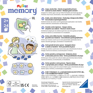 4005556208777 - - 20877 - My first memory® Meine Lieblingssachen Merk- und Suchspiel mit extra großen Bildkarten Kinder ab 2 Jahren Kinder