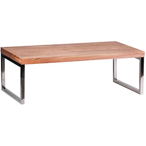 WOHNLING Couchtisch Massivholz akazie 120,0 x 60,0 x 40,0 cm