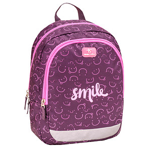 BELMIL® Kindergartenrucksack Kiddy Pink Smile Kunstfaser pink