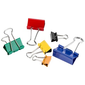 4040881856224 - Foldbackklammern farbsortiert 24 St