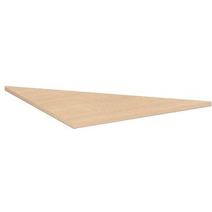 4038933416748 - 4 Fuß Flex Verkettungsplatte Dreieck 90° inkl Verkettungsmaterial 800x800x Buche