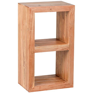 4250950222168 - WOHNLING Akazie Standregal Massiv 88 cm mit 2 Böden Massivholz