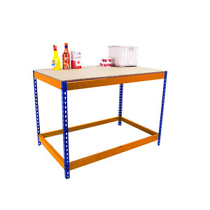 8435104992142 - Werkbank SIMONWORK BASIC 1 orange blau 1200 x 750 x 900 cm 8435104992142 Simonrack