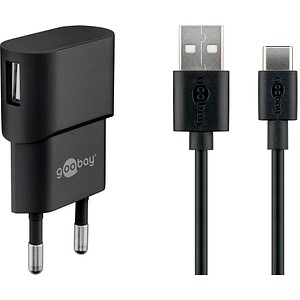 4040849452987 - Ladekabel mit Adapter schwarz Kabellänge 10 m 5 Watt 4040849452987 Goobay 4040849452987 - Ladekabel mit Adapter schwarz Kabellänge 10 m 5 Watt 4040849452987 Goobay
