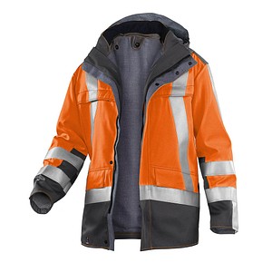 4043849640019 - Kübler Workwear - Kübler Safety 8 Parka psa 3 warnorange anthrazit Gr l - orange