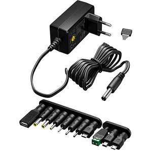 4040849645693 - Goobay Universal-Netzteil 1500mAh 3-12V max18W7 DC-Adapter4 USB-Stecker 4040849645693 - Goobay Universal-Netzteil 1500mAh 3-12V max18W7 DC-Adapter4 USB-Stecker