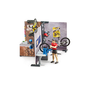 4001702631208 - bworld 63120 Fahrrad Shop Spielfiguren-Set 4001702631208 bruder