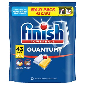 finish POWERBALL QUANTUM CITRUS Spülmaschinentabs 43 St.