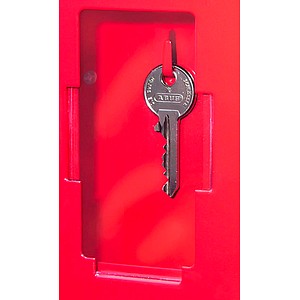 Farbe rot WEDO Notschlüssel-Kasten