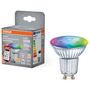 4099854462191 - OSRAM LED-Lampe SMART+ MATTER SPOT GU10 47 W Drahtlose Steuerung über App oder Sprachsteuerung 1 St