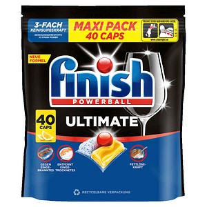 finish POWERBALL ULTIMATE CITRUS Spülmaschinentabs 40 St.