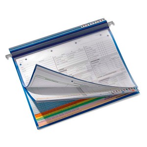 4052301029811 - Hängehefter Stan 2 Kunststoff blau DIN A4 1x 10 St