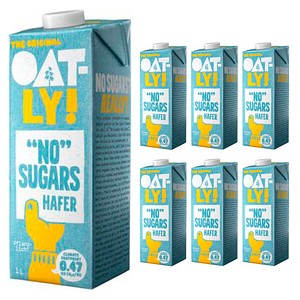 OATLY! OHNE ZUCKER Haferdrink 6x 1,0 l