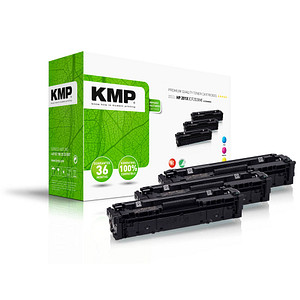 4011324374698 - Toner H-T215VX 25363030 kompatibel zu HP 201X Multipack cyan magenta gelb 4011324374698 3 Stück