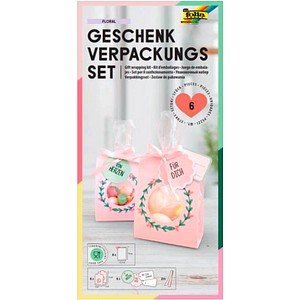 4001868132090 - 6 Geschenktaschen Set Floral rosa 115 x 190 cm 4001868132090 - 6 Geschenktaschen Set Floral rosa 115 x 190 cm
